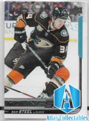 2018-19 Upper Deck #487 Sam Steel Anaheim Ducks RC Young Guns